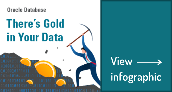 Gold In your Data Infographic CTA