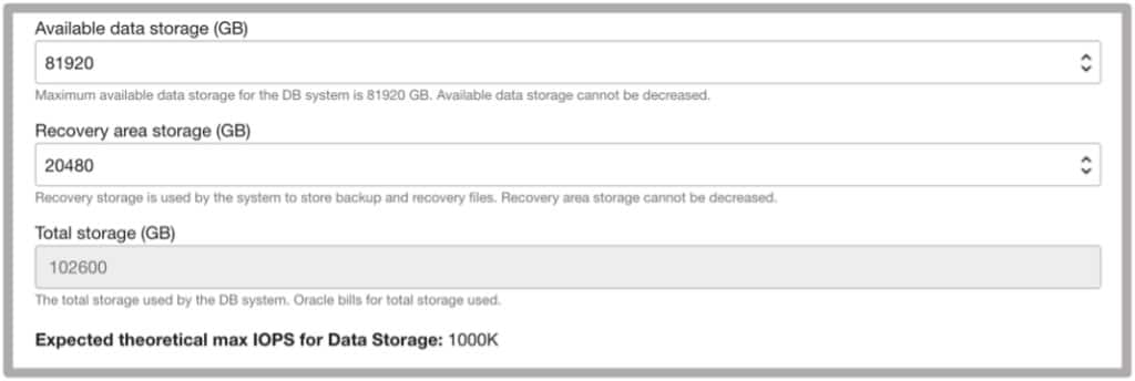 Scale Data and Recovery area